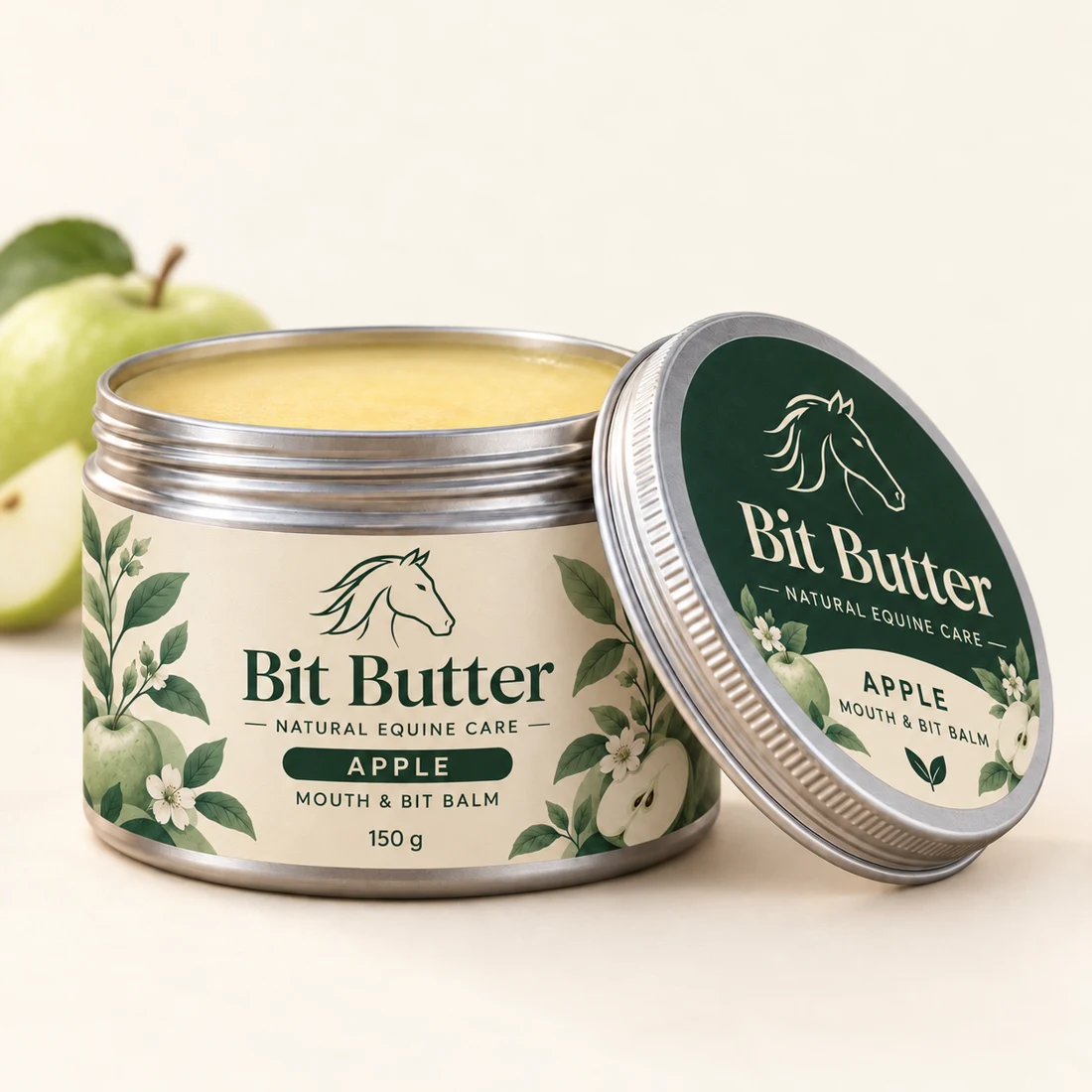 Bit Butter Apple mouth and bit balm in a 150 g tub