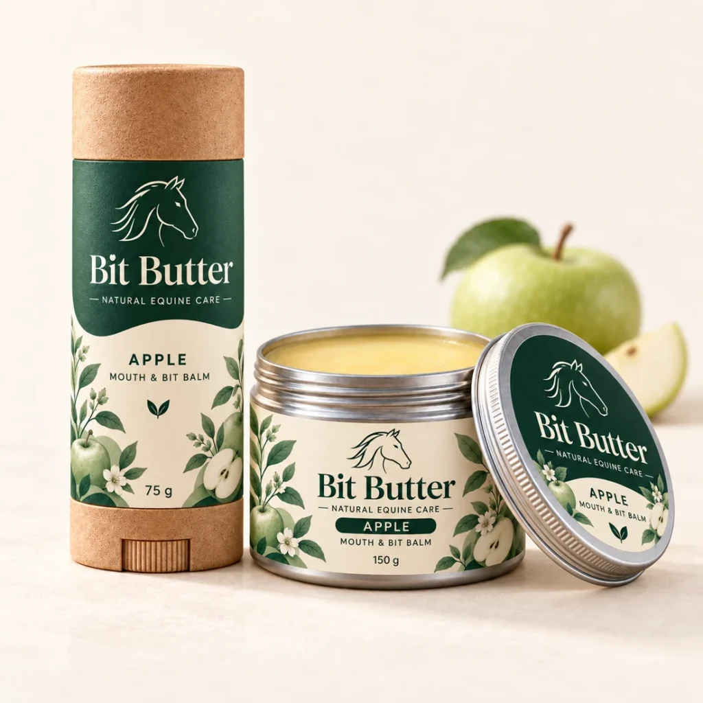 Bit Butter Apple 75 g push-up tube and 150 g tub