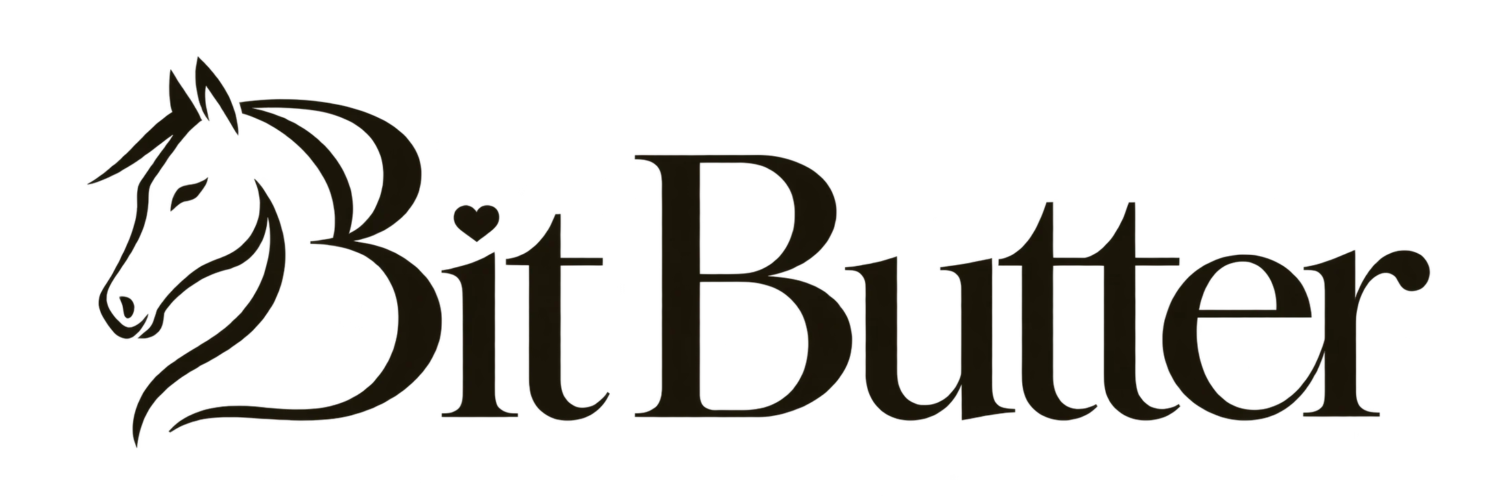Bit Butter equestrian logo with horse motif