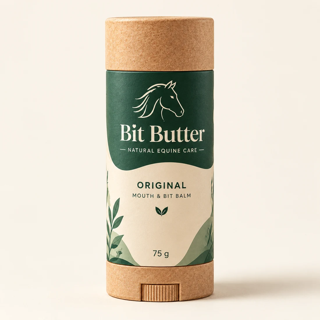 Bit Butter Original mouth and bit balm in a 75 g push-up tube
